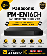 PANASONIC PM-EN16CH 16CH Network video recorder, 2HDD