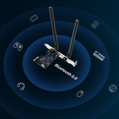 MERCUSYS MA30E AC1200 Dual-Band Wi-Fi Bluetooth PCI Express Adapter