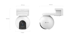 EZVIZ EB8 4G 2K with Solar Charging Panel, CS-CMT-Solar Panel-C