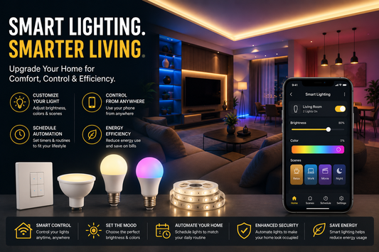 Smart Lighting Systems in Saudi Arabia: How to Upgrade Your Home for Comfort and Efficiency