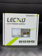 LECXO CCTV POWER SUPPLY 12V-5A 4CH