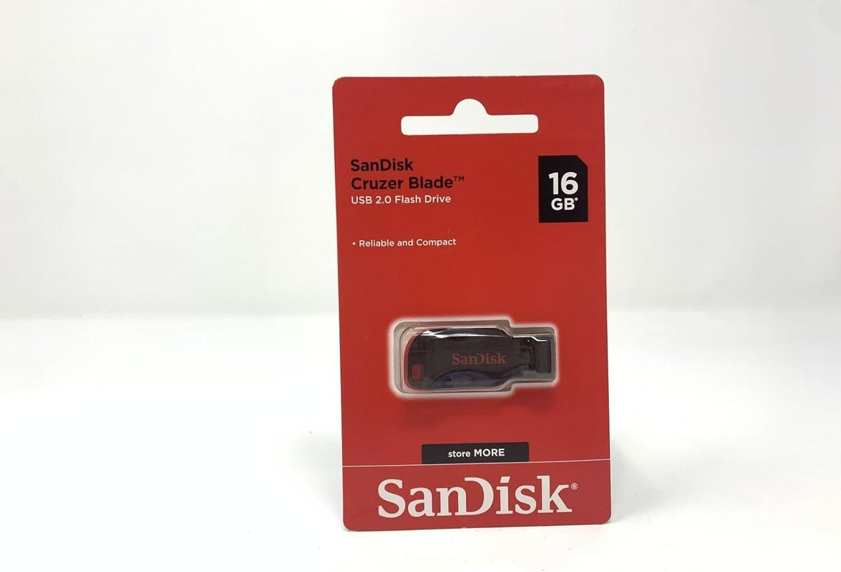 SANDISK 16GB SDCZ50-016G-B35 USB FLASH MEMMORY CRUZER BLADE