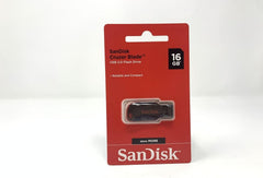 SANDISK 16GB SDCZ50-016G-B35 USB FLASH MEMMORY CRUZER BLADE