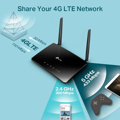 TP-LINK Archer MR402-Outdoor AC1200 Wireless Dual Band 4G LTE Outdoor Router