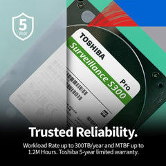 TOSHIBA  ASH 10TB SURVEILLANCE HDD