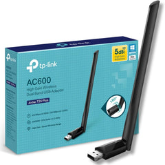 TP-LINK Archer T2U Plus AC600 High Gain Dual Band Wi-Fi USB Adapter