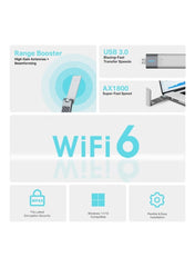 TP-LINK Archer TX20U AX1800 Dual Band Wi-Fi 6 USB Adapter