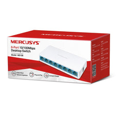 MERCUSYS MS108 8-Port 10/100Mbps Desktop Switch