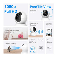 TAPO C200C 1080P Pan/Tilt Home Security Wi-Fi Camera