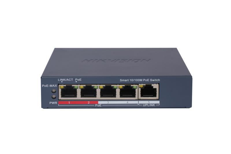 HIKVISION DS-3E1105P-EI 4 Port Fast Ethernet Smart POE Switch