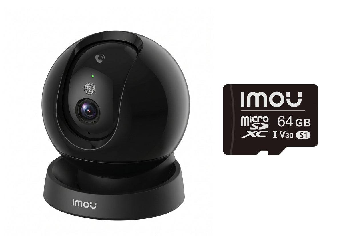 IMOU IPC-GK2DN-5C0W REX 2D 5MP WIFI CAMERA WITH 64GB MEMORY CARD BUNDLE
