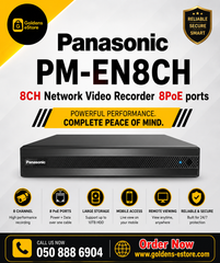 PANASONIC PM-EN8CH 8CH Network Video Recorder 8PoE ports